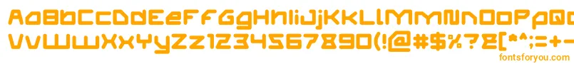 ATHLETIC Light Font – Orange Fonts on White Background
