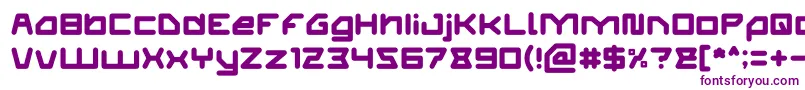 Шрифт ATHLETIC Light – фиолетовые шрифты на белом фоне