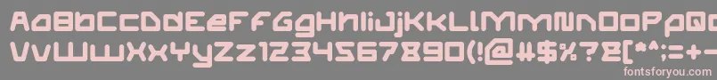 ATHLETIC Font – Pink Fonts on Gray Background