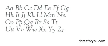 FilcoOldeStyleItalic-fontti