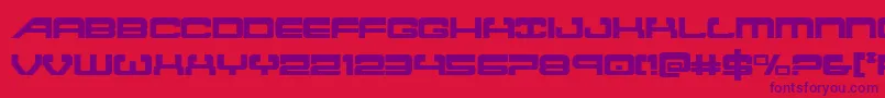 Шрифт atlantia – фиолетовые шрифты на красном фоне