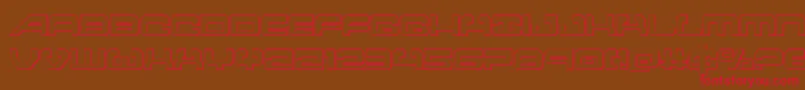 atlantia3d Font – Red Fonts on Brown Background