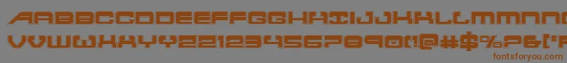 atlantiaacad Font – Brown Fonts on Gray Background