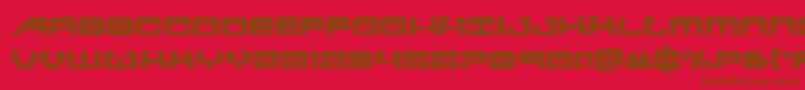 atlantiaacad Font – Brown Fonts on Red Background