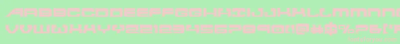 atlantiaacad Font – Pink Fonts on Green Background