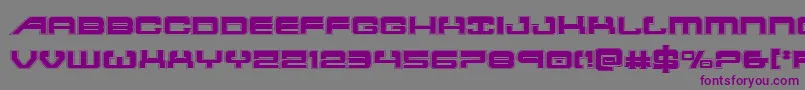 Шрифт atlantiaacad – фиолетовые шрифты на сером фоне