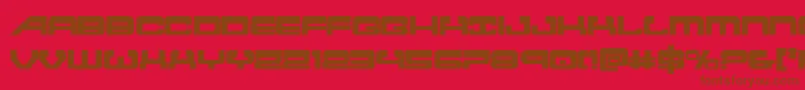 atlantiabold Font – Brown Fonts on Red Background