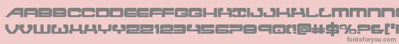 atlantiabold Font – Gray Fonts on Pink Background