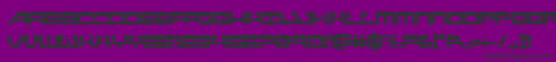 atlantiacond Font – Black Fonts on Purple Background