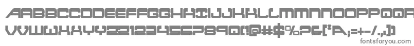 Шрифт atlantiacond – серые шрифты на белом фоне