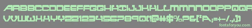 Шрифт atlantiacond – зелёные шрифты на сером фоне
