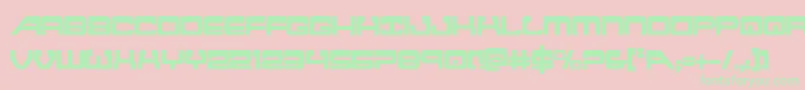 atlantiacond Font – Green Fonts on Pink Background