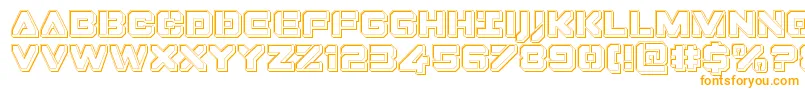 Dominojackengrave-fontti – oranssit fontit