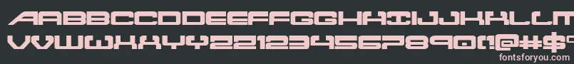 atlantiaexpand Font – Pink Fonts on Black Background