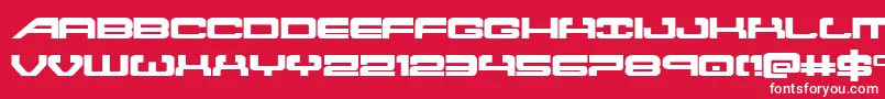 atlantiaexpand Font – White Fonts on Red Background