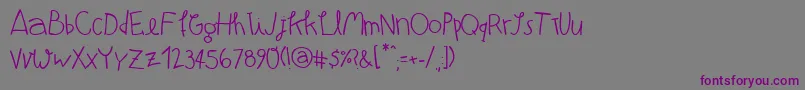 Подробнее о шрифте ATMARG Шрифт ATMARG – фиолетовые шрифты на сером фоне