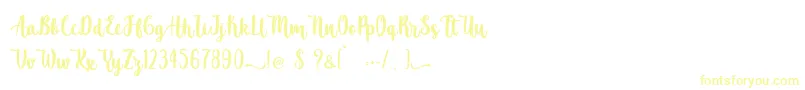 Atomic Robusta   Personal Use Font – Yellow Fonts