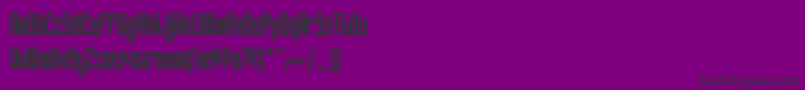 atomic Font – Black Fonts on Purple Background
