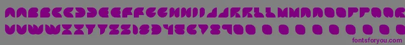 ATTIC    Font – Purple Fonts on Gray Background