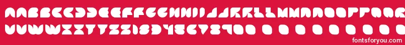 ATTIC    Font – White Fonts on Red Background