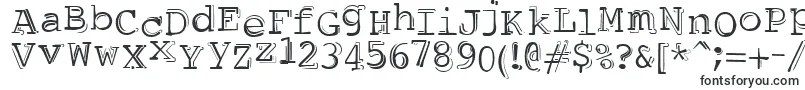 Czcionka DubbleTrubble – rosta typografia