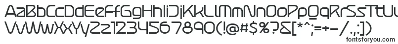 Шрифт Atures 500 PERSONAL USE – футуристические шрифты