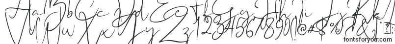 Audhistine-fontti – Käsinkirjoitetut fontit