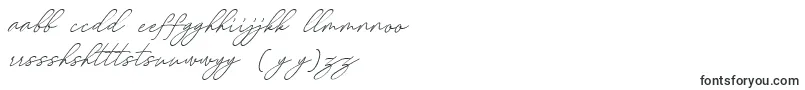 August Script Bold Free-fontti – hausan fontit
