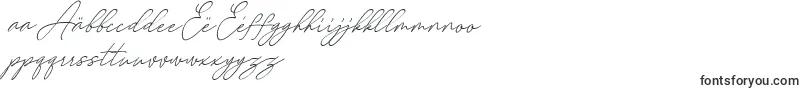August Script Bold Free-fontti – makedonian fontit