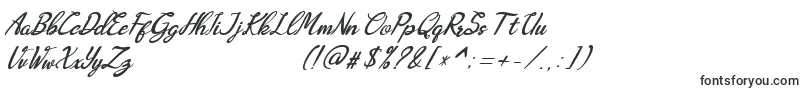 Czcionka Augustavn – czcionki kaligraficzne