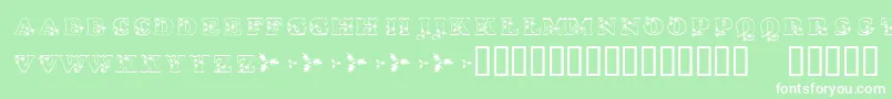 More about KrHolly Font KrHolly Font – White Fonts on Green Background