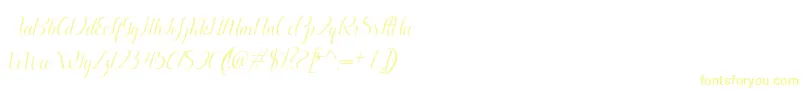 Lisätietoja Aurelia italic-fontista Aurelia italic-fontti – keltaiset fontit