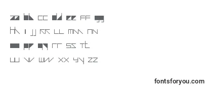 Auricom filled Font
