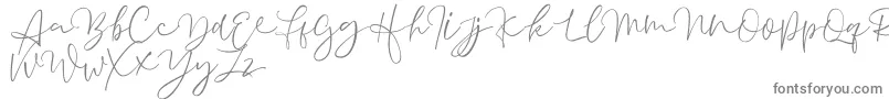 Aussiente Free Version-Schriftart – Graue Schriften