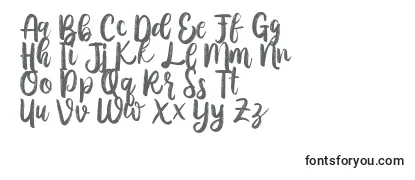 Austhina Brush Calligraphy Scratch -fontti
