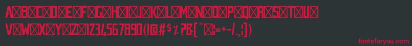 AUSTRALIA TITLE Font – Red Fonts on Black Background