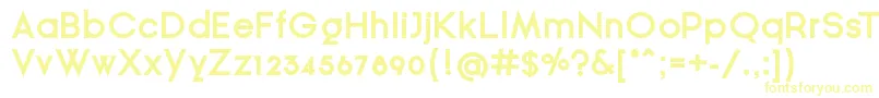 GinРІraSansBold Font – Yellow Fonts