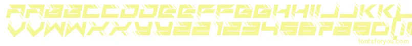 Шрифт auto techno italic – жёлтые шрифты