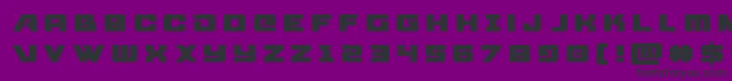 Aircruisertitle Font – Black Fonts on Purple Background