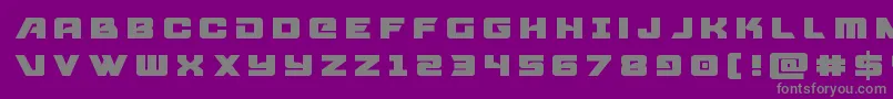 Więcej informacji o czcionce Aircruisertitle Czcionka Aircruisertitle – szare czcionki na fioletowym tle