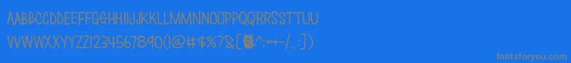 Más sobre la fuente Lovemonster fuente Lovemonster – Fuentes Grises Sobre Fondo Azul
