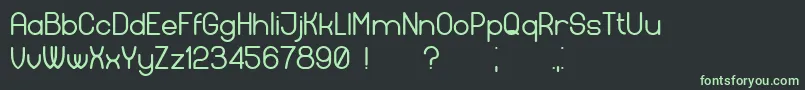 Шрифт Available – зелёные шрифты на чёрном фоне