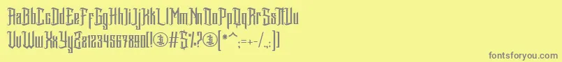 More about Avartequero Personal Use Only Font Avartequero Personal Use Only Font – Gray Fonts on Yellow Background