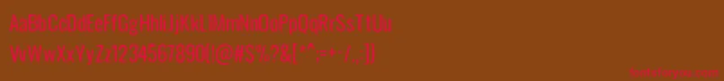 avatarock Font – Red Fonts on Brown Background