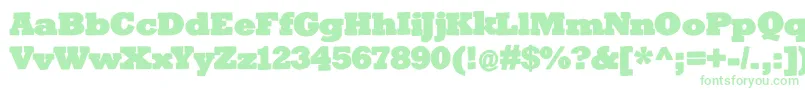 Bigslabhammer Font – Green Fonts