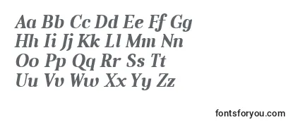 Обзор шрифта Aver Bold Italic