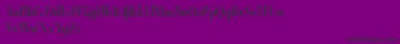 Average Demo Font – Black Fonts on Purple Background
