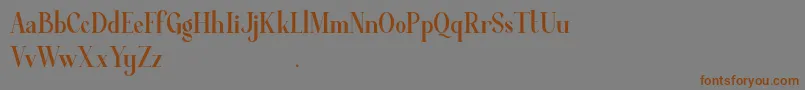 Average Demo Font – Brown Fonts on Gray Background