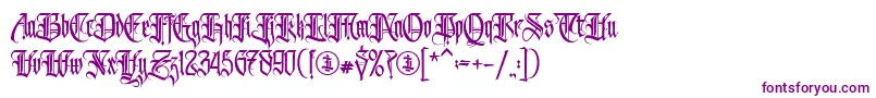 Avertastevia PERSONAL USE ONLY Font – Purple Fonts on White Background