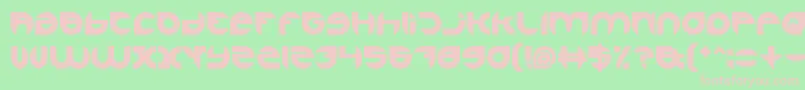 AlexandraBold Font – Pink Fonts on Green Background